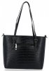 GEANȚĂ DE DAMĂ clasică BEE BAG negru 1956-4M